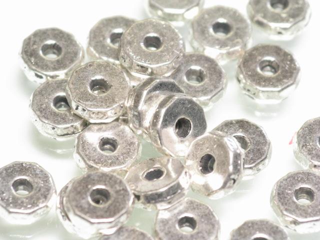 | TOKO-BEADS |CM224P-25 メタルビーズ（50個パック） 7.8mmとんぼ玉,ビーズ,トンボ玉,アジア,インド,エスニック,手作り,パーツ,アクセサリー