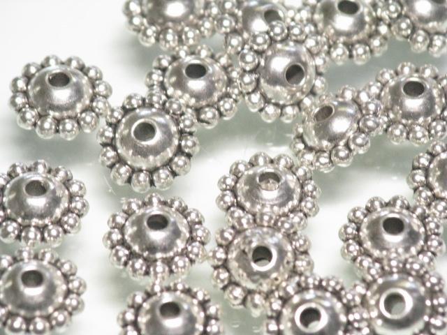 TOKO-BEADS CM224-30P Metal bead (50pcs) 8.5mm CM224-30P メタルビーズ（50個パック） 8.5mm Asian bead & African bead  Handmade,Lampeork,bead,asia,india,ethnic,parts,accessory,beads とんぼ玉,ビーズ,トンボ玉,アジア,インド,エスニック,手作り,パーツ,アクセサリー