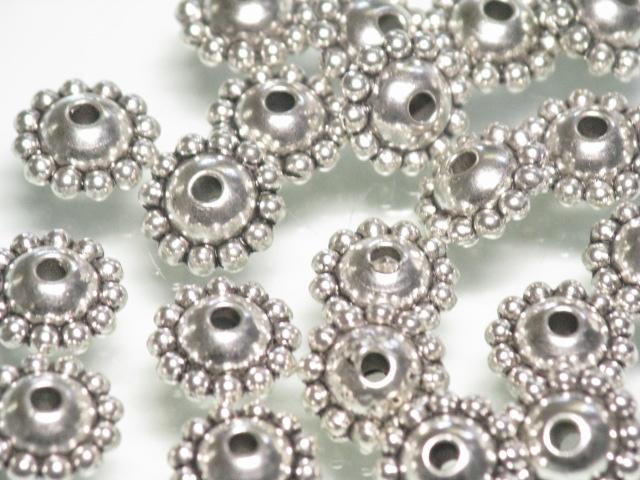 | TOKO-BEADS |CM224P-30 メタルビーズ（50個パック） 8.5mmとんぼ玉,ビーズ,トンボ玉,アジア,インド,エスニック,手作り,パーツ,アクセサリー