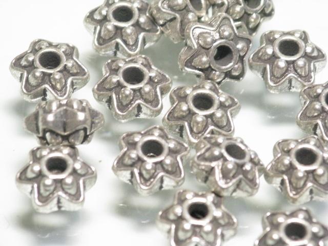 | TOKO-BEADS |CM224P-38 メタルビーズ（50個パック） 7.5mmとんぼ玉,ビーズ,トンボ玉,アジア,インド,エスニック,手作り,パーツ,アクセサリー