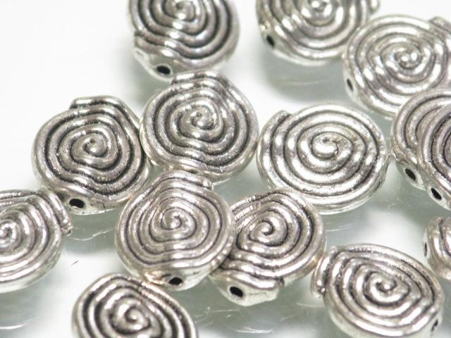 | TOKO-BEADS |CM224P-43 メタルビーズ（50個パック） 10.5mmとんぼ玉,ビーズ,トンボ玉,アジア,インド,エスニック,手作り,パーツ,アクセサリー