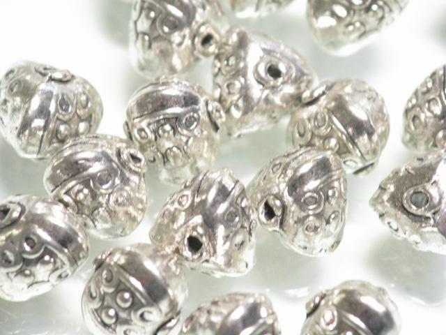 TOKO-BEADS CM224-52P Metal bead (50pcs) 9.5mm CM224-52P メタルビーズ（50個パック） 9.5mm Asian bead & African bead  Handmade,Lampeork,bead,asia,india,ethnic,parts,accessory,beads とんぼ玉,ビーズ,トンボ玉,アジア,インド,エスニック,手作り,パーツ,アクセサリー