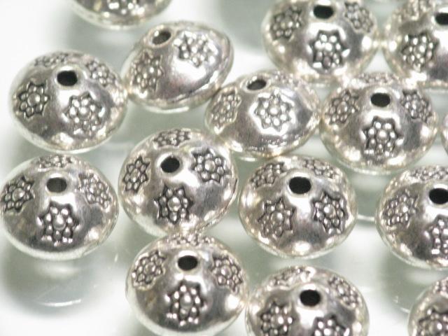 | TOKO-BEADS |CM224P-54 メタルビーズ（50個パック） 10.5mmとんぼ玉,ビーズ,トンボ玉,アジア,インド,エスニック,手作り,パーツ,アクセサリー