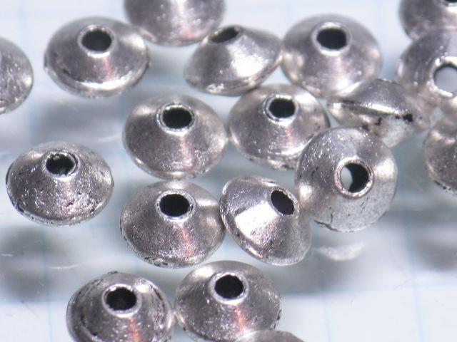 | TOKO-BEADS |CM224P-66 メタルビーズ（50個パック） 5.5mmとんぼ玉,ビーズ,トンボ玉,アジア,インド,エスニック,手作り,パーツ,アクセサリー