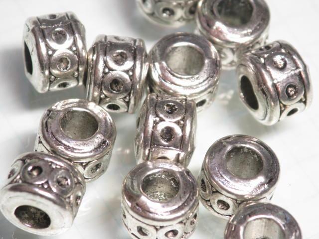 | TOKO-BEADS |CM225P-08 メタルビーズ（50個パック） 9.5mmとんぼ玉,ビーズ,トンボ玉,アジア,インド,エスニック,手作り,パーツ,アクセサリー