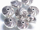 TOKO-BEADS CM225-29P Metal bead (50pcs) 11.5mm CM225-29P メタルビーズ（50個パック） 11.5mm Asian bead & African bead  Handmade,Lampeork,bead,asia,india,ethnic,parts,accessory,beads とんぼ玉,ビーズ,トンボ玉,アジア,インド,エスニック,手作り,パーツ,アクセサリー
