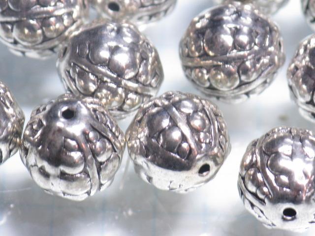 TOKO-BEADS CM225-32P Metal bead (50pcs) 10mm CM225-32P メタルビーズ（50個パック） 10mm Asian bead & African bead  Handmade,Lampeork,bead,asia,india,ethnic,parts,accessory,beads とんぼ玉,ビーズ,トンボ玉,アジア,インド,エスニック,手作り,パーツ,アクセサリー