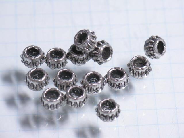 | TOKO-BEADS |CM225P-39 メタルビーズ（50個パック） 6mmとんぼ玉,ビーズ,トンボ玉,アジア,インド,エスニック,手作り,パーツ,アクセサリー