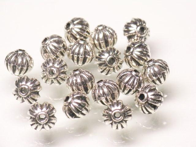 | TOKO-BEADS |CM225P-50 メタルビーズ（50個パック） 6.5mmとんぼ玉,ビーズ,トンボ玉,アジア,インド,エスニック,手作り,パーツ,アクセサリー