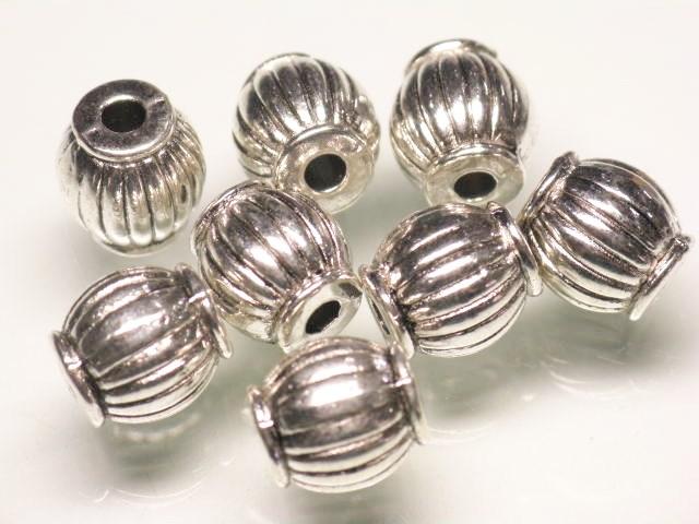 TOKO-BEADS CM225-63P Metal bead (50pcs) 9mm CM225-63P メタルビーズ（50個パック） 9mm Asian bead & African bead  Handmade,Lampeork,bead,asia,india,ethnic,parts,accessory,beads とんぼ玉,ビーズ,トンボ玉,アジア,インド,エスニック,手作り,パーツ,アクセサリー
