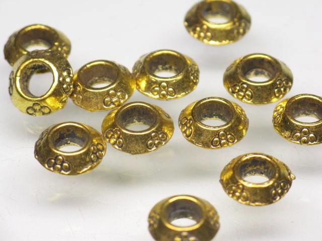 TOKO-BEADS CM225-67P Metal bead (50pcs) 7.5mm CM225-67P メタルビーズ（50個パック） 7.5mm Asian bead & African bead  Handmade,Lampeork,bead,asia,india,ethnic,parts,accessory,beads とんぼ玉,ビーズ,トンボ玉,アジア,インド,エスニック,手作り,パーツ,アクセサリー