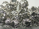 TOKO-BEADS CM225-78P Metal bead (50pcs) 11mm CM225-78P メタルビーズ（50個パック） 11mm Asian bead & African bead  Handmade,Lampeork,bead,asia,india,ethnic,parts,accessory,beads とんぼ玉,ビーズ,トンボ玉,アジア,インド,エスニック,手作り,パーツ,アクセサリー