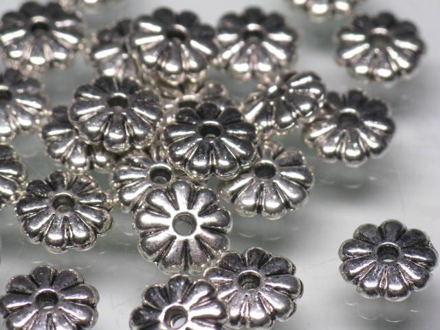 TOKO-BEADS CM225-82P Metal bead (50pcs) 8.5mm CM225-82P メタルビーズ（50個パック） 8.5mm Asian bead & African bead  Handmade,Lampeork,bead,asia,india,ethnic,parts,accessory,beads とんぼ玉,ビーズ,トンボ玉,アジア,インド,エスニック,手作り,パーツ,アクセサリー
