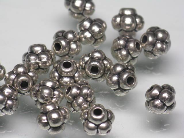 | TOKO-BEADS |CM225P-84 メタルビーズ（50個パック） 6.5mmとんぼ玉,ビーズ,トンボ玉,アジア,インド,エスニック,手作り,パーツ,アクセサリー