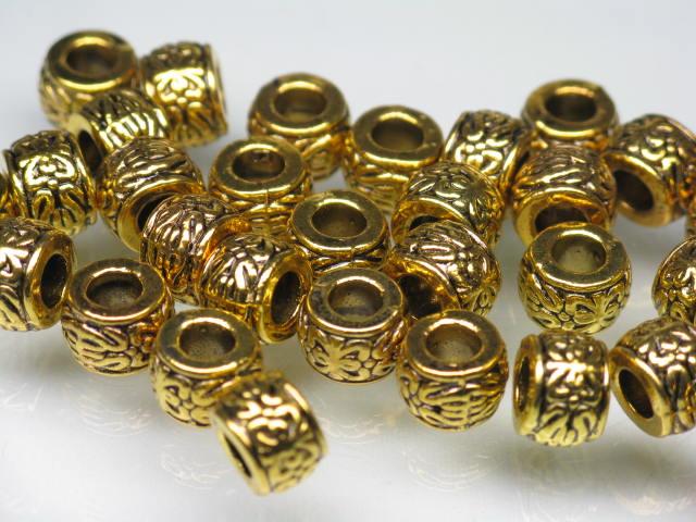 | TOKO-BEADS |CM225P-89 メタルビーズ（50個パック） 7.5mmとんぼ玉,ビーズ,トンボ玉,アジア,インド,エスニック,手作り,パーツ,アクセサリー