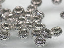 TOKO-BEADS CM225-95P Metal bead (50pcs) 4mm CM225-95P メタルビーズ（50個パック） 4mm Asian bead & African bead  Handmade,Lampeork,bead,asia,india,ethnic,parts,accessory,beads とんぼ玉,ビーズ,トンボ玉,アジア,インド,エスニック,手作り,パーツ,アクセサリー