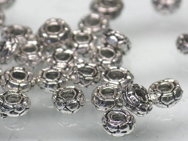 | TOKO-BEADS |CM225P-95 メタルビーズ（50個パック） 4mmとんぼ玉,ビーズ,トンボ玉,アジア,インド,エスニック,手作り,パーツ,アクセサリー