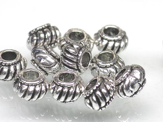 TOKO-BEADS CM225-97P Metal bead (50pcs) 6.5mm CM225-97P メタルビーズ（50個パック） 6.5mm Asian bead & African bead  Handmade,Lampeork,bead,asia,india,ethnic,parts,accessory,beads とんぼ玉,ビーズ,トンボ玉,アジア,インド,エスニック,手作り,パーツ,アクセサリー