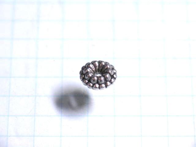 TOKO-BEADS CM225-36S Metal bead 7mm CM225-36S メタルビーズ 7mm Asian bead & African bead  Handmade,Lampeork,bead,asia,india,ethnic,parts,accessory,beads とんぼ玉,ビーズ,トンボ玉,アジア,インド,エスニック,手作り,パーツ,アクセサリー
