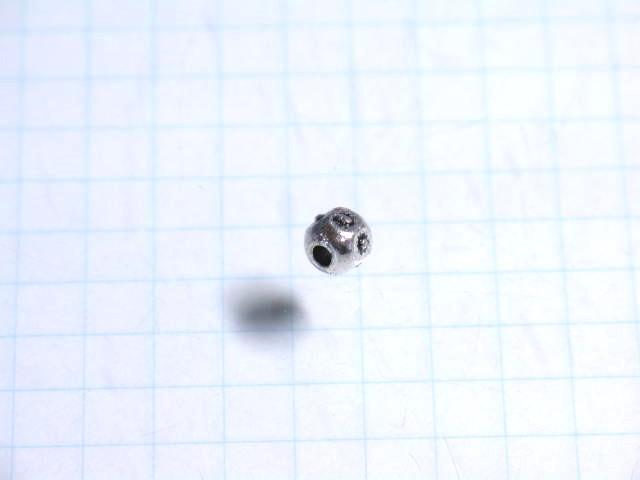 TOKO-BEADS CM225-40S Metal bead 4mm CM225-40S メタルビーズ 4mm Asian bead & African bead  Handmade,Lampeork,bead,asia,india,ethnic,parts,accessory,beads とんぼ玉,ビーズ,トンボ玉,アジア,インド,エスニック,手作り,パーツ,アクセサリー