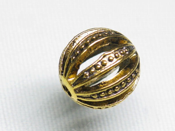 TOKO-BEADS CM225-75S Metal bead 11.5mm CM225-75S メタルビーズ 11.5mm Asian bead & African bead  Handmade,Lampeork,bead,asia,india,ethnic,parts,accessory,beads とんぼ玉,ビーズ,トンボ玉,アジア,インド,エスニック,手作り,パーツ,アクセサリー
