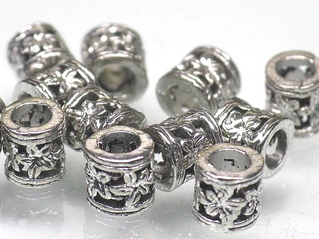 | TOKO-BEADS |CM226P-02 メタルビーズ（50個パック） 6mmとんぼ玉,ビーズ,トンボ玉,アジア,インド,エスニック,手作り,パーツ,アクセサリー