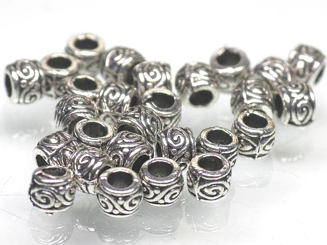 | TOKO-BEADS |CM226P-05 メタルビーズ（50個パック） 4mmとんぼ玉,ビーズ,トンボ玉,アジア,インド,エスニック,手作り,パーツ,アクセサリー