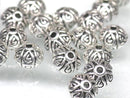 TOKO-BEADS CM226-07P Metal bead (50pcs) 7mm CM226-07P メタルビーズ（50個パック） 7mm Asian bead & African bead  Handmade,Lampeork,bead,asia,india,ethnic,parts,accessory,beads とんぼ玉,ビーズ,トンボ玉,アジア,インド,エスニック,手作り,パーツ,アクセサリー