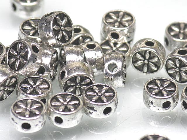 | TOKO-BEADS |CM226P-11 メタルビーズ（50個パック） 6mmとんぼ玉,ビーズ,トンボ玉,アジア,インド,エスニック,手作り,パーツ,アクセサリー