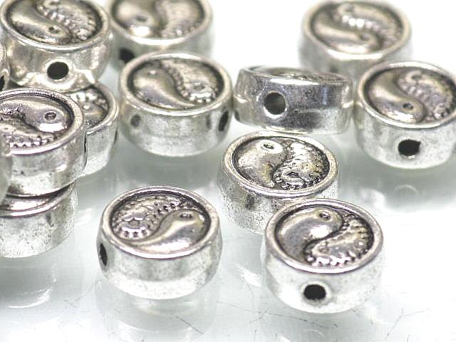 | TOKO-BEADS |CM226P-12 メタルビーズ（50個パック） 8mmとんぼ玉,ビーズ,トンボ玉,アジア,インド,エスニック,手作り,パーツ,アクセサリー