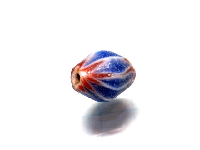 TOKO-BEADS CV002 Chevron bead 6mm CV002 現代シェブロンビーズ 6mm Asian bead & African bead  Handmade,Lampeork,bead,asia,india,ethnic,parts,accessory,beads とんぼ玉,ビーズ,トンボ玉,アジア,インド,エスニック,手作り,パーツ,アクセサリー