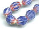 TOKO-BEADS CV101 Chevron bead (strand) 6~7mm CV101 シェブロンビーズ（連） 6~7mm Asian bead & African bead  Handmade,Lampeork,bead,asia,india,ethnic,parts,accessory,beads とんぼ玉,ビーズ,トンボ玉,アジア,インド,エスニック,手作り,パーツ,アクセサリー