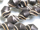 TOKO-BEADS CW029P Wooden bead (10pcs) 20mm CW029P ウッドビーズ（10個パック） 20mm Asian bead & African bead  Handmade,Lampeork,bead,asia,india,ethnic,parts,accessory,beads とんぼ玉,ビーズ,トンボ玉,アジア,インド,エスニック,手作り,パーツ,アクセサリー