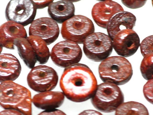 TOKO-BEADS CW050P Wooden Seed bead (3g) 6.5mm CW050P ウッドシードビーズ（3g） 6.5mm Asian bead & African bead  Handmade,Lampeork,bead,asia,india,ethnic,parts,accessory,beads とんぼ玉,ビーズ,トンボ玉,アジア,インド,エスニック,手作り,パーツ,アクセサリー