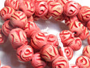 TOKO-BEADS CW060P Wooden bead (10pcs) 18mm CW060P ウッドビーズ（10個パック） 18mm Asian bead & African bead  Handmade,Lampeork,bead,asia,india,ethnic,parts,accessory,beads とんぼ玉,ビーズ,トンボ玉,アジア,インド,エスニック,手作り,パーツ,アクセサリー