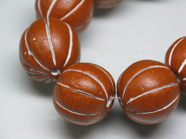 TOKO-BEADS CZ020-01N Clay bead 20mm CZ020-01N クレイビーズ 20mm Asian bead & African bead  Handmade,Lampeork,bead,asia,india,ethnic,parts,accessory,beads とんぼ玉,ビーズ,トンボ玉,アジア,インド,エスニック,手作り,パーツ,アクセサリー