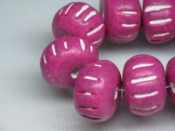 TOKO-BEADS CZ035-14N Clay bead(strand)  13mm CZ035-14N インドクレイビーズ（連） 13mm Asian bead & African bead  Handmade,Lampeork,bead,asia,india,ethnic,parts,accessory,beads とんぼ玉,ビーズ,トンボ玉,アジア,インド,エスニック,手作り,パーツ,アクセサリー