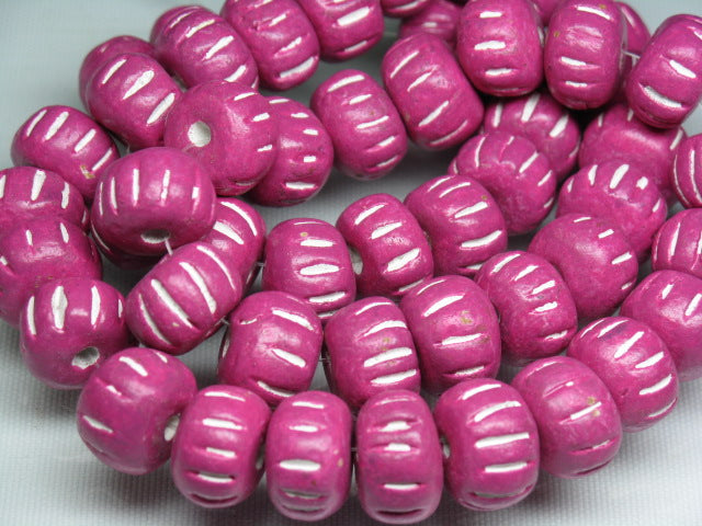 TOKO-BEADS CZ035-14N Clay bead(strand)  13mm CZ035-14N インドクレイビーズ（連） 13mm Asian bead & African bead  Handmade,Lampeork,bead,asia,india,ethnic,parts,accessory,beads とんぼ玉,ビーズ,トンボ玉,アジア,インド,エスニック,手作り,パーツ,アクセサリー