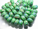 TOKO-BEADS CZ035-17N Clay bead(strand)  14mm CZ035-17N インドクレイビーズ（連） 14mm Asian bead & African bead  Handmade,Lampeork,bead,asia,india,ethnic,parts,accessory,beads とんぼ玉,ビーズ,トンボ玉,アジア,インド,エスニック,手作り,パーツ,アクセサリー