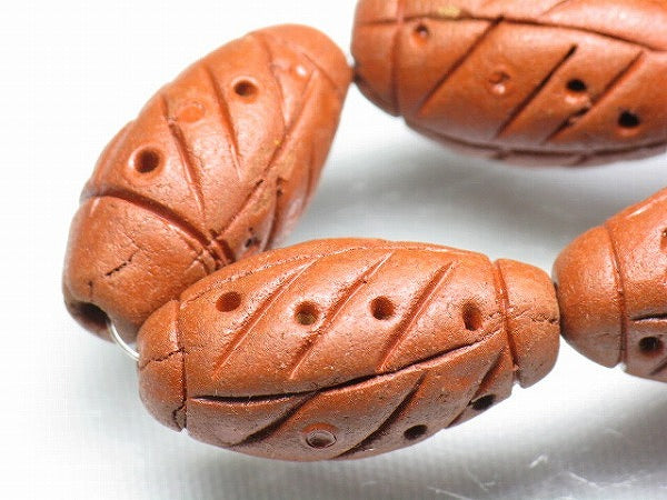TOKO-BEADS CZ035-20N Clay bead(strand)  12mm CZ035-20N インドクレイビーズ（連） 12mm Asian bead & African bead  Handmade,Lampeork,bead,asia,india,ethnic,parts,accessory,beads とんぼ玉,ビーズ,トンボ玉,アジア,インド,エスニック,手作り,パーツ,アクセサリー