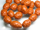 TOKO-BEADS CZ035-21N Clay bead(strand)  17mm CZ035-21N インドクレイビーズ（連） 17mm Asian bead & African bead  Handmade,Lampeork,bead,asia,india,ethnic,parts,accessory,beads とんぼ玉,ビーズ,トンボ玉,アジア,インド,エスニック,手作り,パーツ,アクセサリー