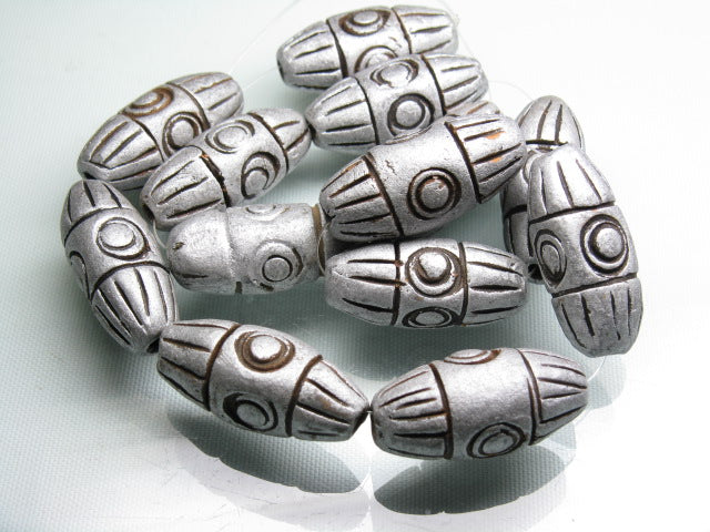 TOKO-BEADS CZ035-26N Clay bead(strand)  13mm CZ035-26N インドクレイビーズ（連） 13mm Asian bead & African bead  Handmade,Lampeork,bead,asia,india,ethnic,parts,accessory,beads とんぼ玉,ビーズ,トンボ玉,アジア,インド,エスニック,手作り,パーツ,アクセサリー