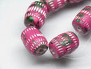 TOKO-BEADS CZ035-37N Clay bead(strand)  11mm CZ035-37N インドクレイビーズ（連） 11mm Asian bead & African bead  Handmade,Lampeork,bead,asia,india,ethnic,parts,accessory,beads とんぼ玉,ビーズ,トンボ玉,アジア,インド,エスニック,手作り,パーツ,アクセサリー