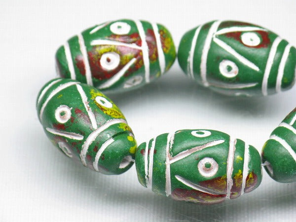 TOKO-BEADS CZ035-38N Clay bead(strand)  12.5mm CZ035-38N インドクレイビーズ（連） 12.5mm Asian bead & African bead  Handmade,Lampeork,bead,asia,india,ethnic,parts,accessory,beads とんぼ玉,ビーズ,トンボ玉,アジア,インド,エスニック,手作り,パーツ,アクセサリー
