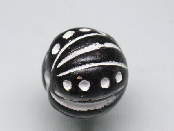 TOKO-BEADS CZ035-04S Clay bead 15.5mm CZ035-04S インドクレイビーズ 15.5mm Asian bead & African bead  Handmade,Lampeork,bead,asia,india,ethnic,parts,accessory,beads とんぼ玉,ビーズ,トンボ玉,アジア,インド,エスニック,手作り,パーツ,アクセサリー
