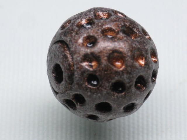 TOKO-BEADS CZ035-09S Clay bead 14.5mm CZ035-09S インドクレイビーズ 14.5mm Asian bead & African bead  Handmade,Lampeork,bead,asia,india,ethnic,parts,accessory,beads とんぼ玉,ビーズ,トンボ玉,アジア,インド,エスニック,手作り,パーツ,アクセサリー