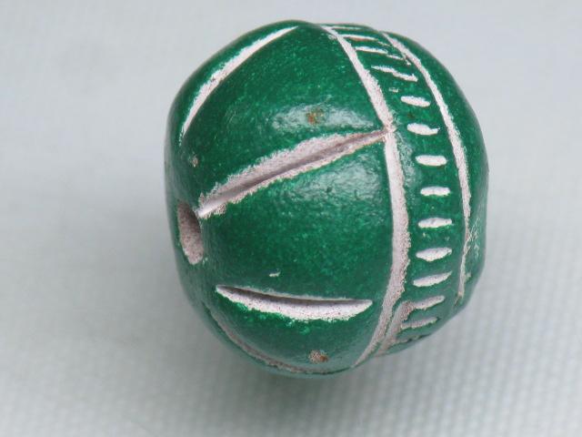 TOKO-BEADS CZ035-12S Clay bead 15mm CZ035-12S インドクレイビーズ 15mm Asian bead & African bead  Handmade,Lampeork,bead,asia,india,ethnic,parts,accessory,beads とんぼ玉,ビーズ,トンボ玉,アジア,インド,エスニック,手作り,パーツ,アクセサリー