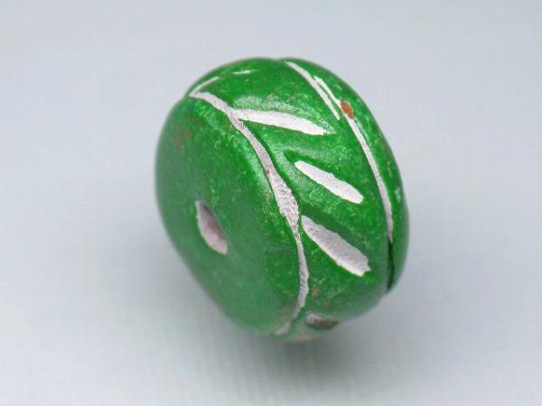 TOKO-BEADS CZ035-17S Clay bead 14mm CZ035-17S インドクレイビーズ 14mm Asian bead & African bead  Handmade,Lampeork,bead,asia,india,ethnic,parts,accessory,beads とんぼ玉,ビーズ,トンボ玉,アジア,インド,エスニック,手作り,パーツ,アクセサリー