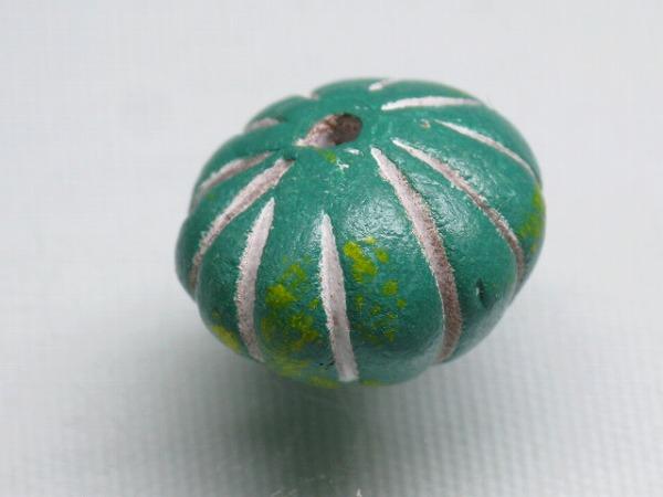 | TOKO-BEADS |CZ035S-19 インドクレイビーズ 17mmとんぼ玉,ビーズ,トンボ玉,アジア,インド,エスニック,手作り,パーツ,アクセサリー