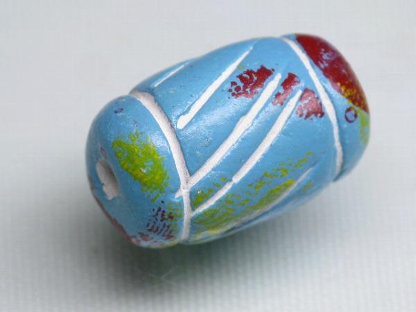 TOKO-BEADS CZ035-22S Clay bead 13mm CZ035-22S インドクレイビーズ 13mm Asian bead & African bead  Handmade,Lampeork,bead,asia,india,ethnic,parts,accessory,beads とんぼ玉,ビーズ,トンボ玉,アジア,インド,エスニック,手作り,パーツ,アクセサリー